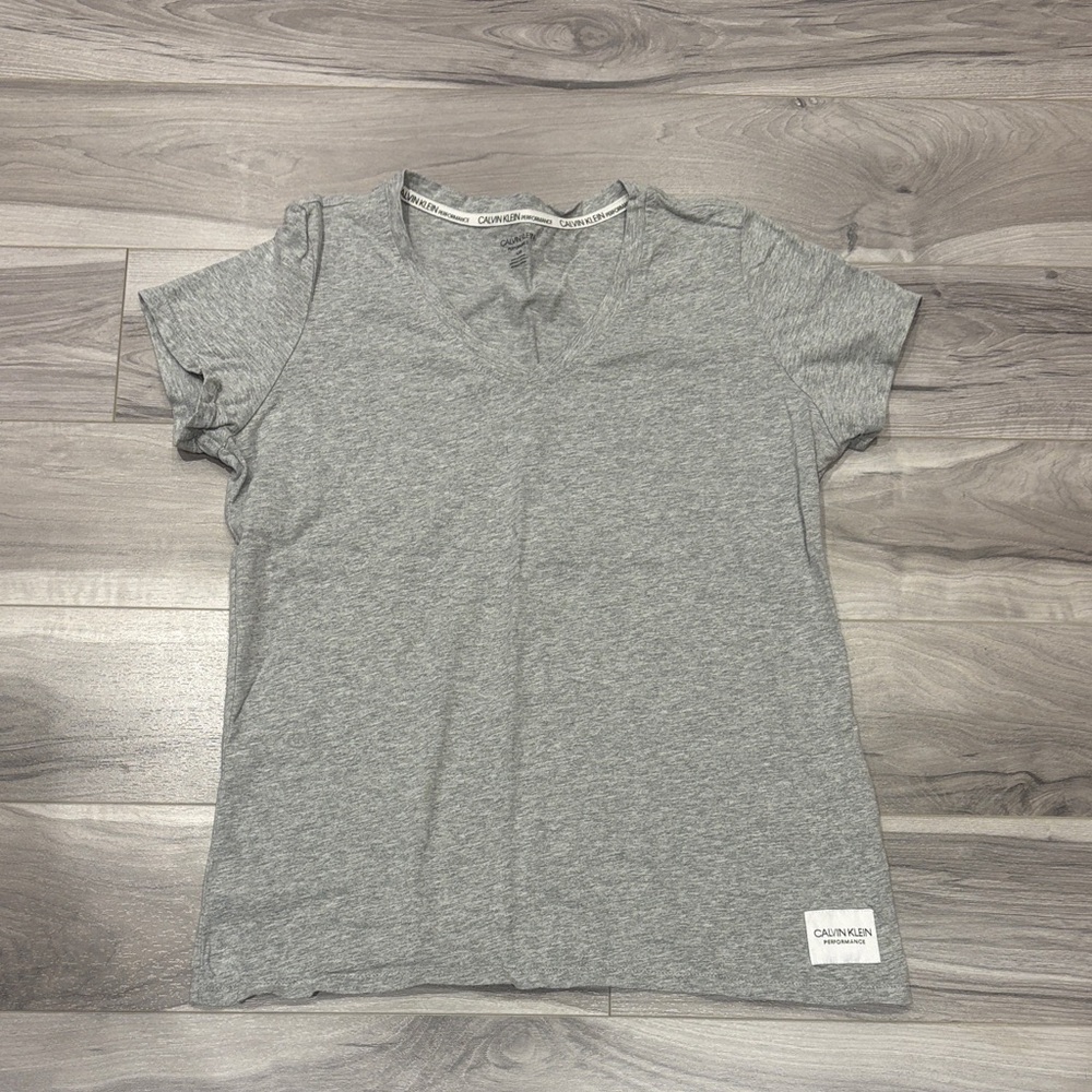 Calvin Klein Heather Gray Short Sleeve Tee